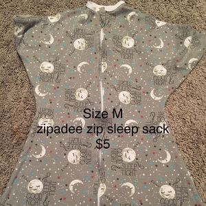 Zippadeezip sleep sack